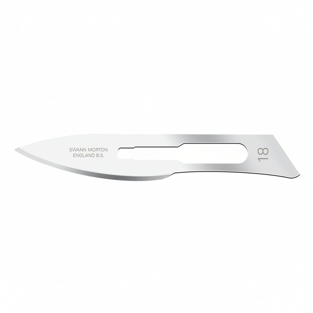 18-SWANN MORTON BLADE STAINLESS STEEL, STERILE 100/box