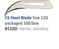 CS Sterile Stainless Steel Size 12D