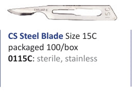 CS Sterile Stainless Steel Size 15C