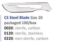CS Non-Sterile Carbon Steel Size 20