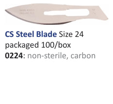 CS Non-Sterile Carbon Steel Size 24