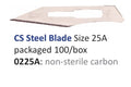 CS Non-Sterile Carbon Steel Size 25A