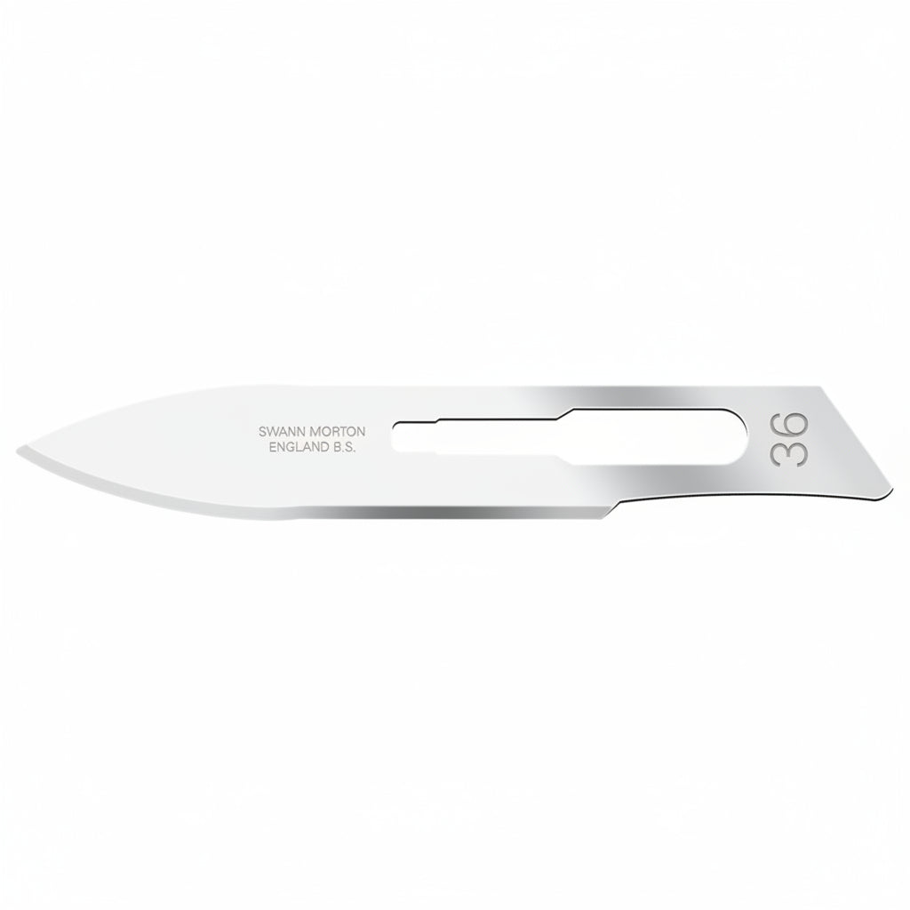 36-SWANN MORTON BLADE CARBON STEEL, STERILE 100/box