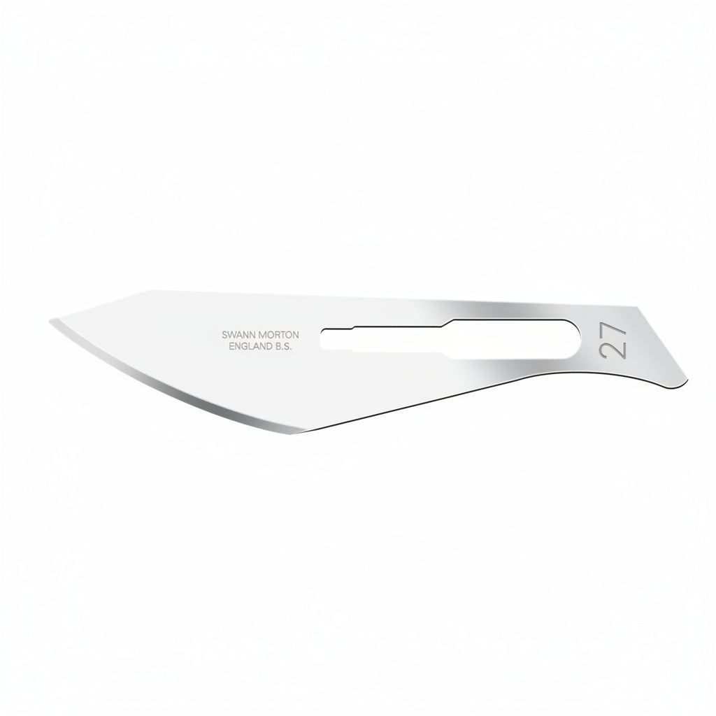 27-SWANN MORTON BLADE STAINLESS STEEL, STERILE 100/box